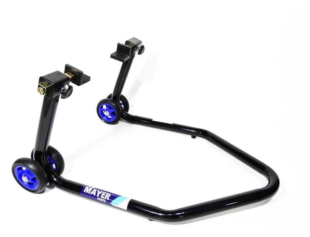 TMP_Hinterrad_Montagestaender_schwarz_blau_mit_L_Aufnahme_6700_1 TMP Hinterrad Montageständer schwarz-blau mit L-Aufnahme