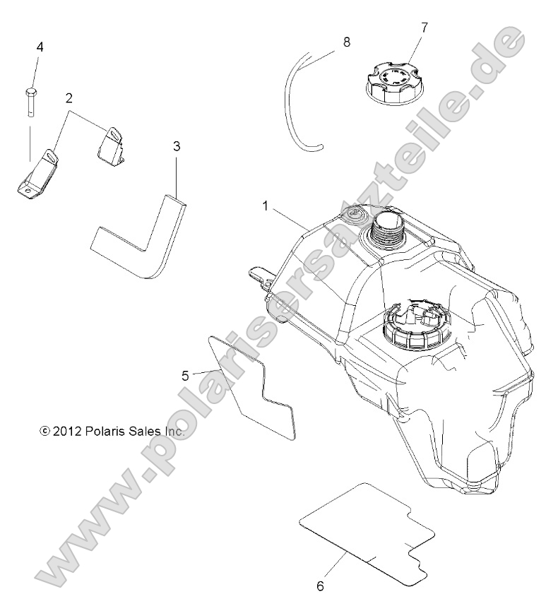 Body, Fuel Tank Asm. Body, Fuel Tank Asm.
