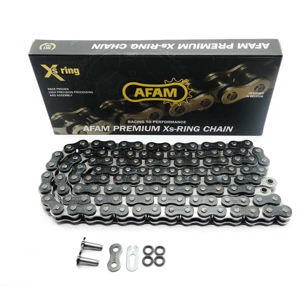 AFAM Kette XRR3-K 520 XS-Ring schwarz - 120 Glieder - Clip Schloss / Enduro