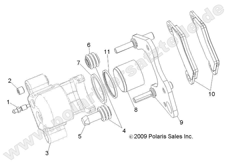 BRAKES, FRONT CALIPER