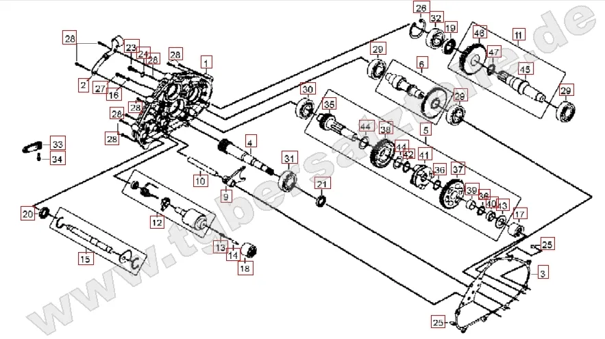 Getriebe - Getriebedeckel Getriebe - Getriebedeckel