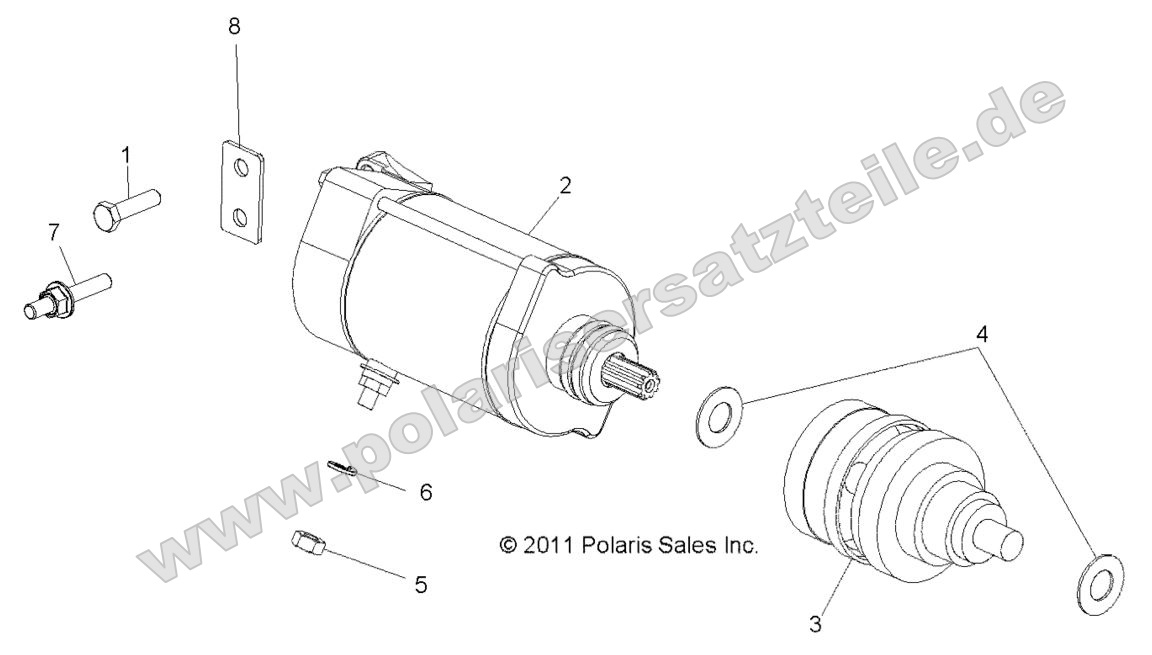 Engine, Starting Motor