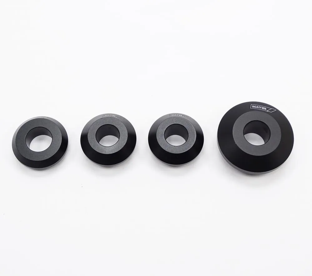 TMP Racing Felgen Distanzbuchsen Set schwarz Yamaha YZF R6 2017-