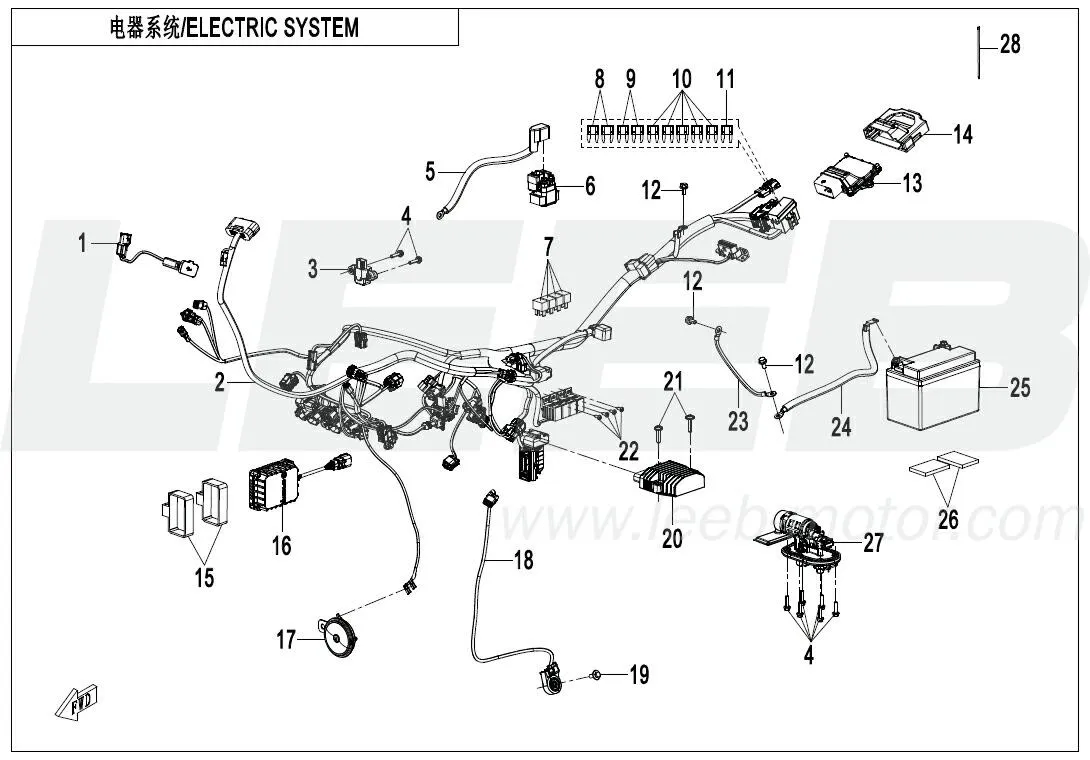 Elektrisches System / Bordelektrik Elektrisches System / Bordelektrik