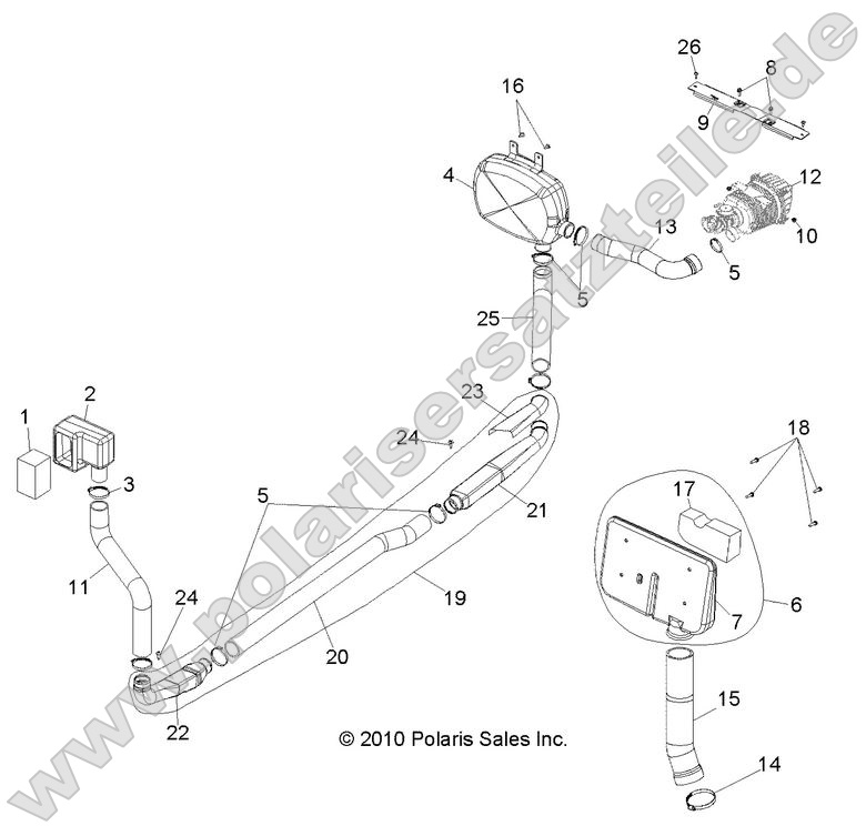 Engine, Clutch Air Intake