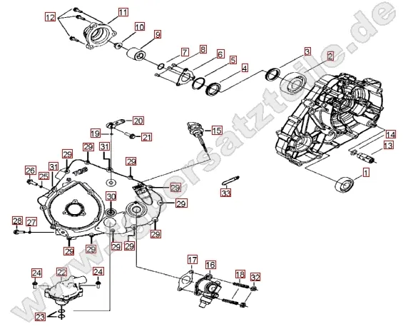 Wasserpumpe - Tachoantrieb Wasserpumpe - Tachoantrieb