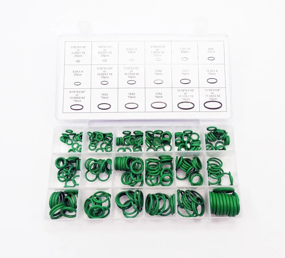 TMP O-Ring Sortiment Box - grün - 270-teilig