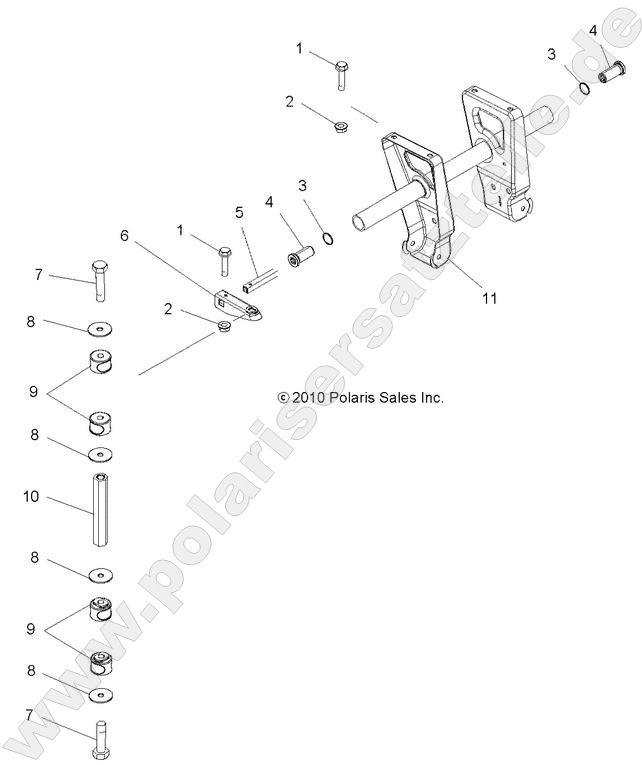 SUSPENSION, TORSION BAR SUSPENSION, TORSION BAR