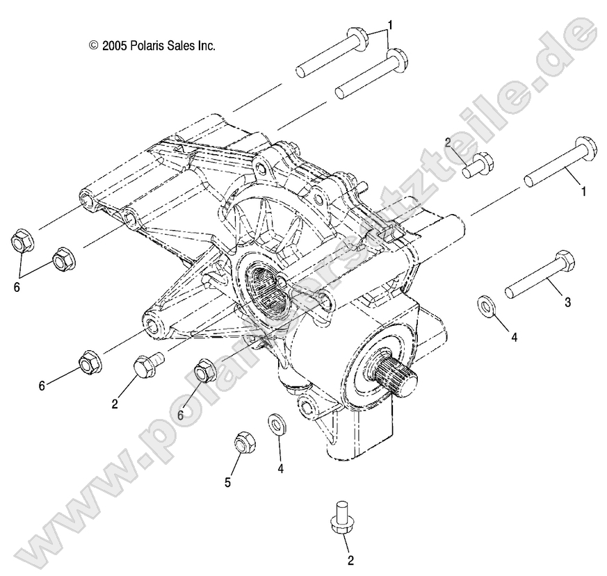 REAR GEARCASE MOUNTING