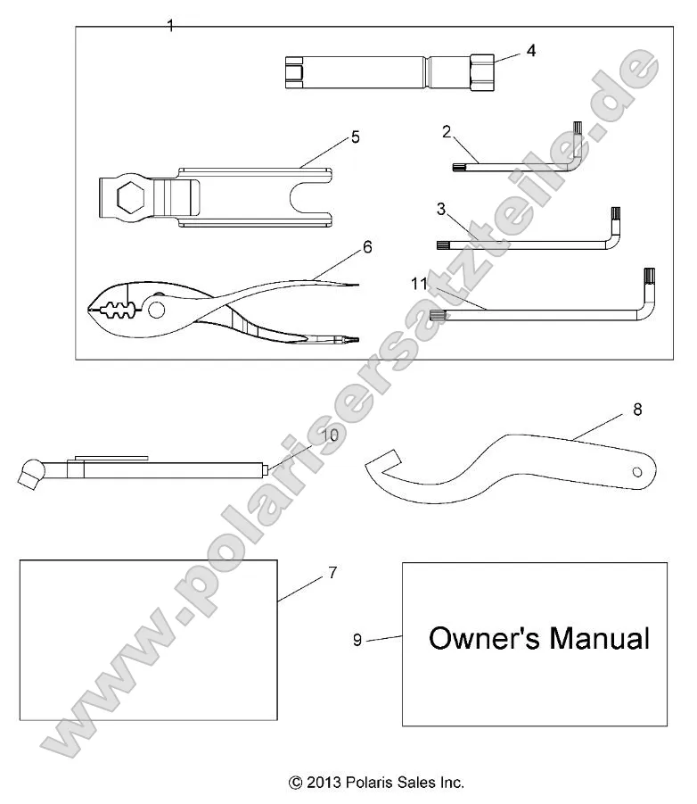References, Tool Kit and Owners Manual