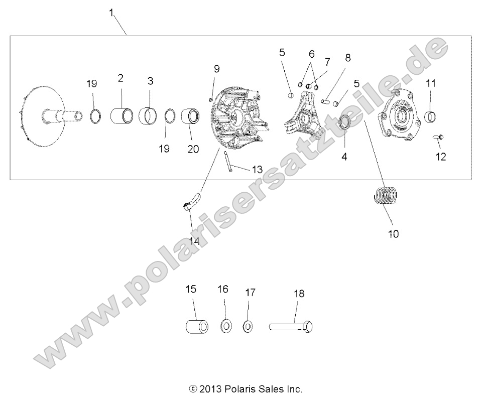 Drive Train, Primary Clutch