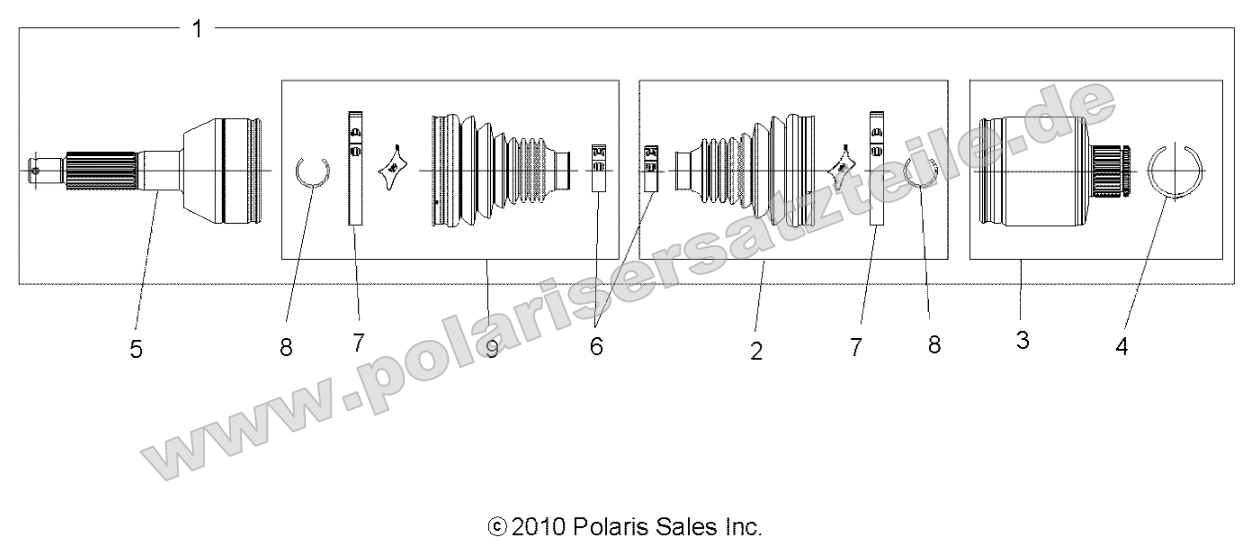 Drive Train, Rear Drive Shaft Drive Train, Rear Drive Shaft