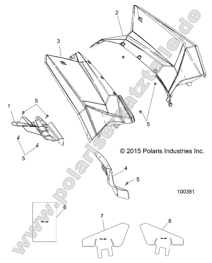 Body, Rear Cab and Heat Shields