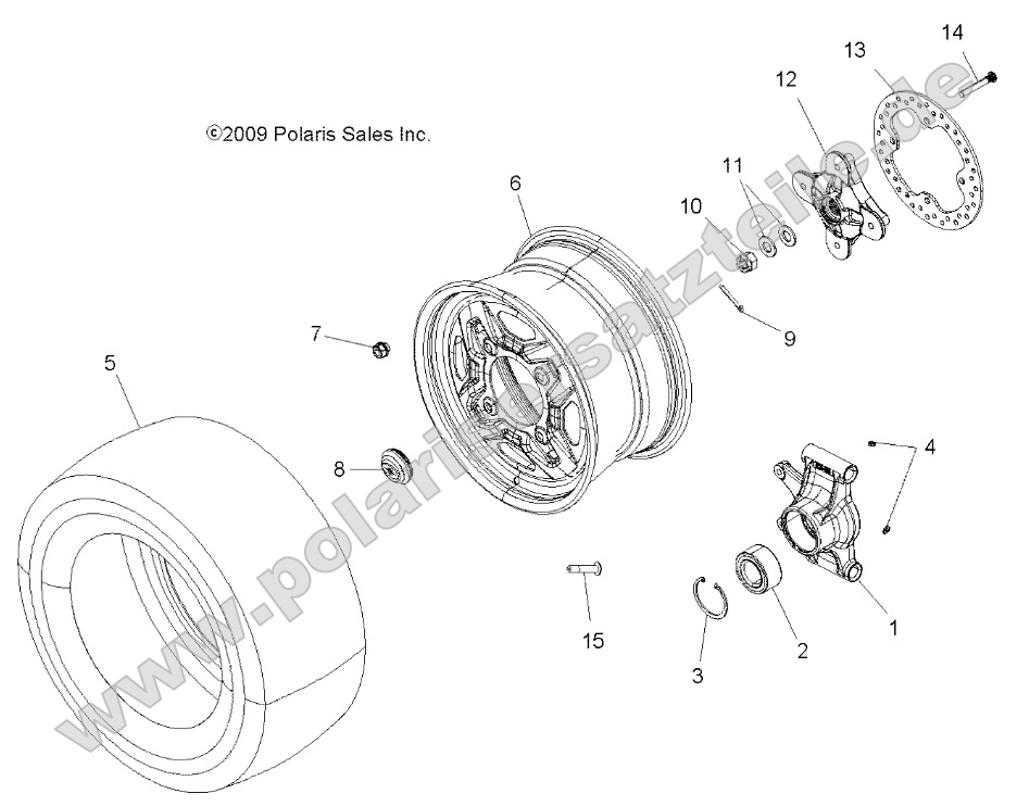 Wheels, Rear and Hub