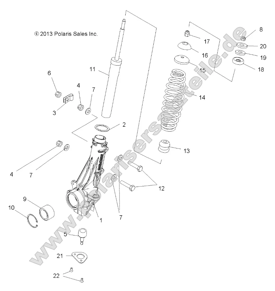 Suspension, Front Strut Suspension, Front Strut