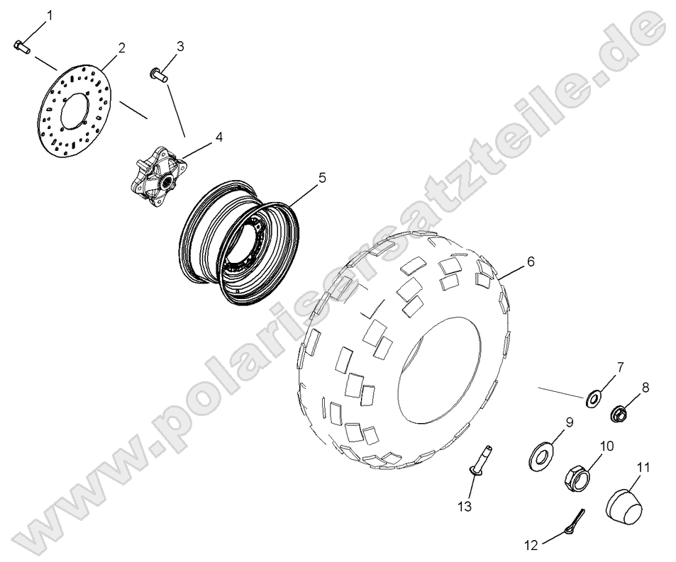Wheel, Rear Wheel, Rear