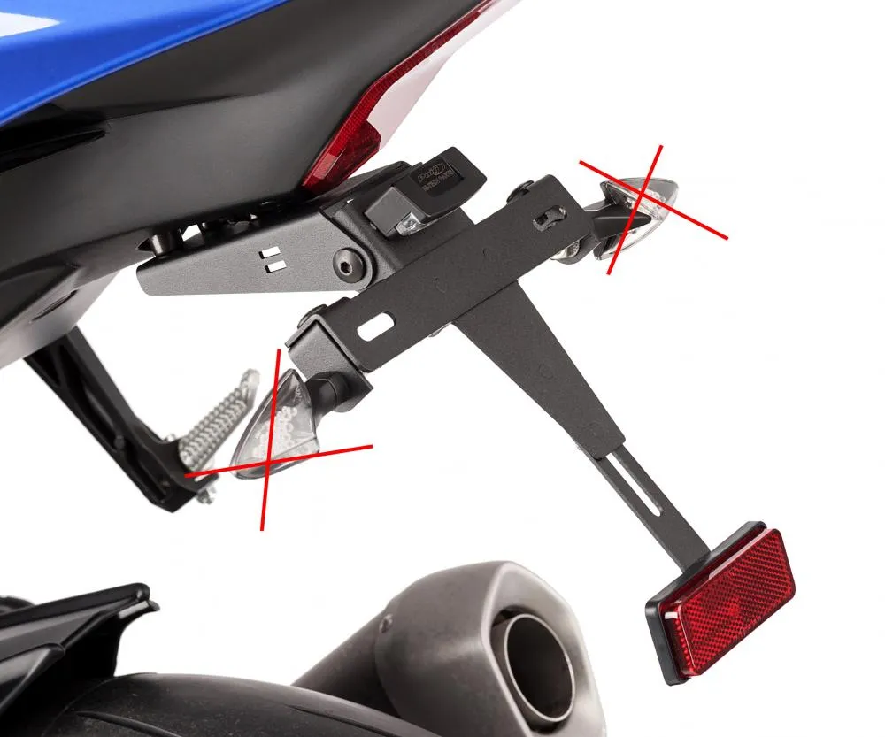 Puig Kennzeichenhalter Set Yamaha YZF R1 /M 2015-20