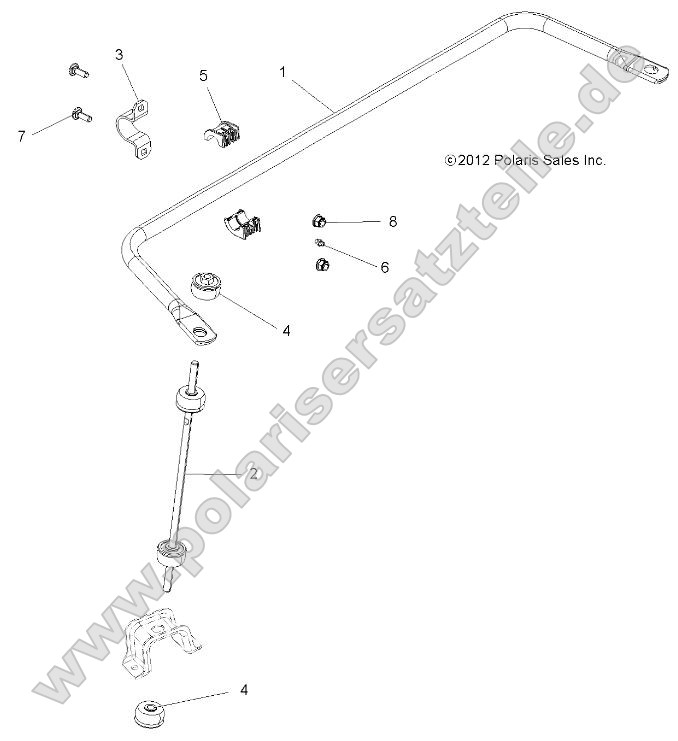 Suspension, Torsion Bar, Rear