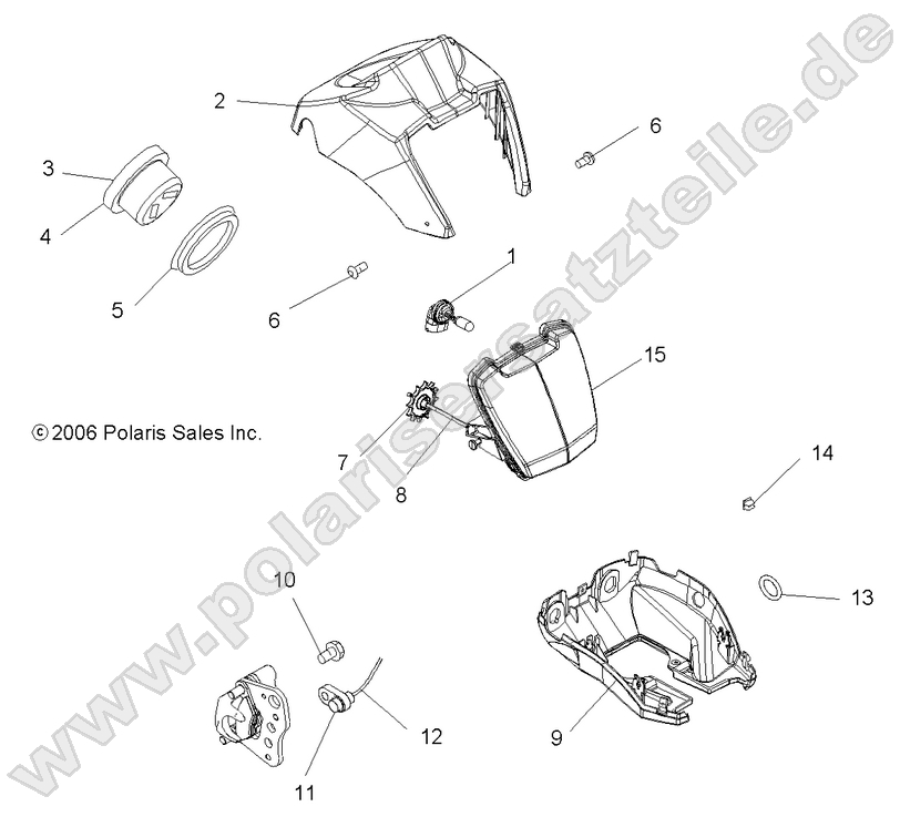 HEADLIGHT POD and SPEEDOMETER HEADLIGHT POD and SPEEDOMETER