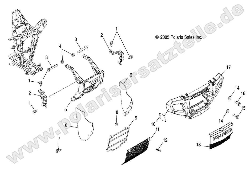 BUMPER MOUNTING BUMPER MOUNTING