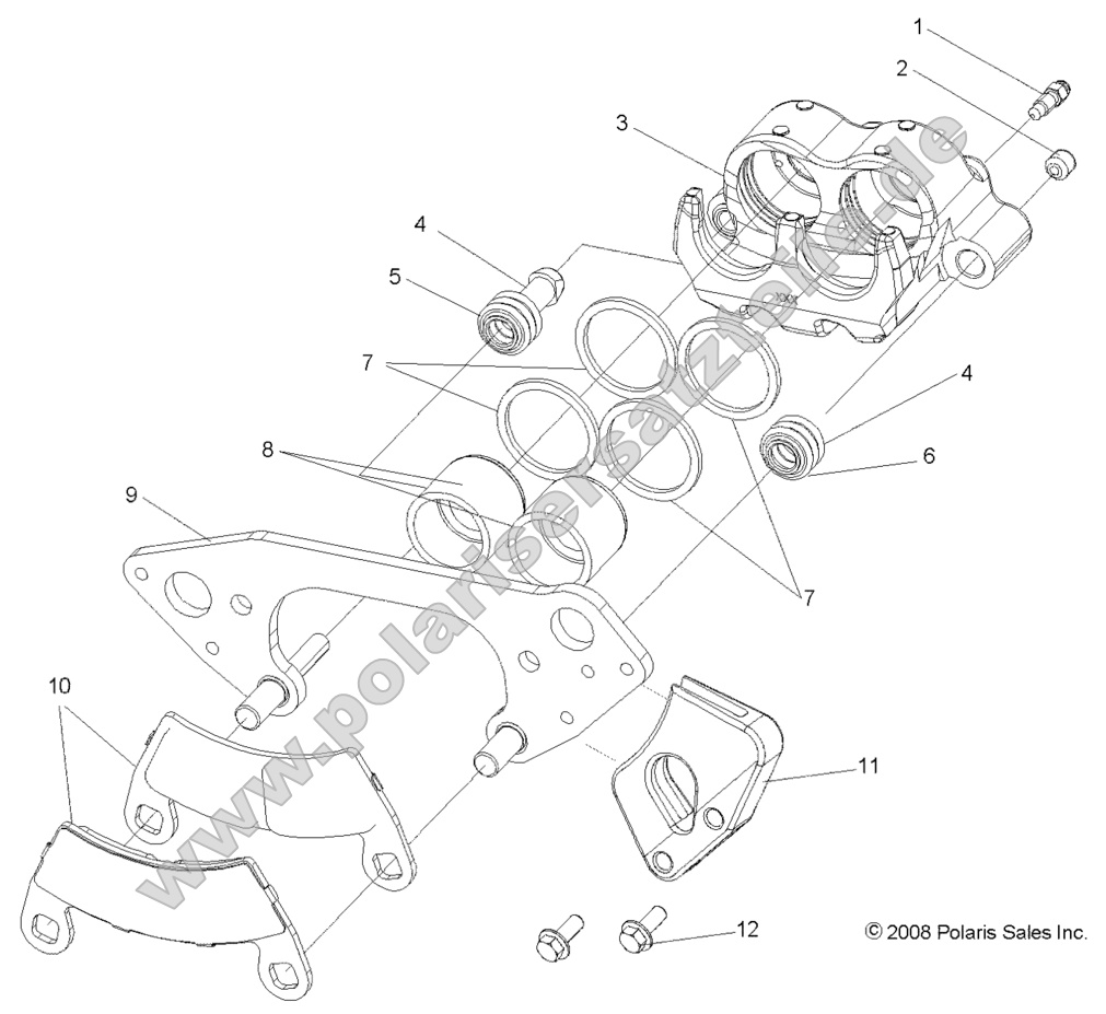 Brakes, Front Caliper Brakes, Front Caliper