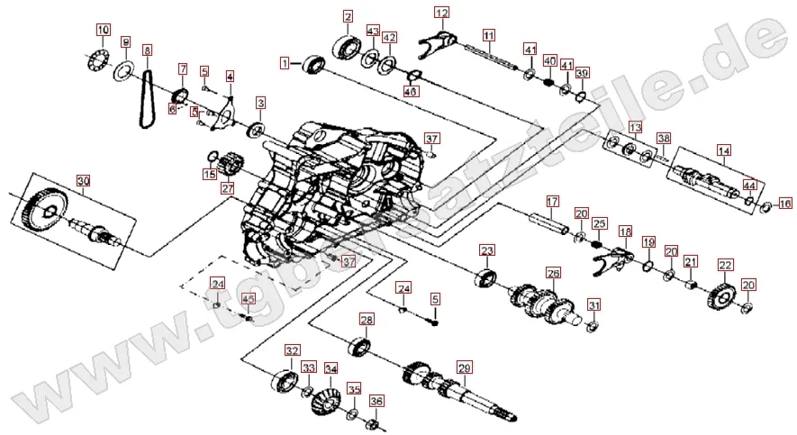Motorgehäuse links (2)