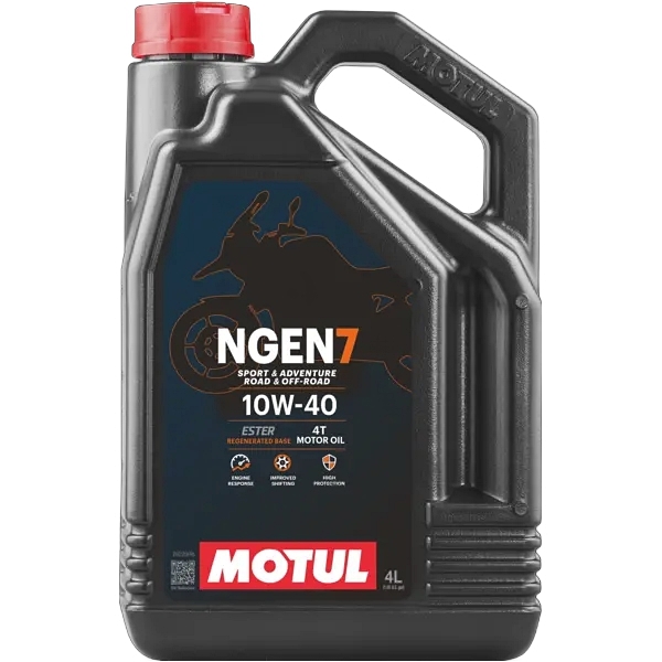 Motul Motoröl NGEN 7 4T Ester-Synthetisch 10W40 - 4 Liter Motul Motoröl NGEN 7 4T Ester-Synthetisch 10W40 - 4 Liter