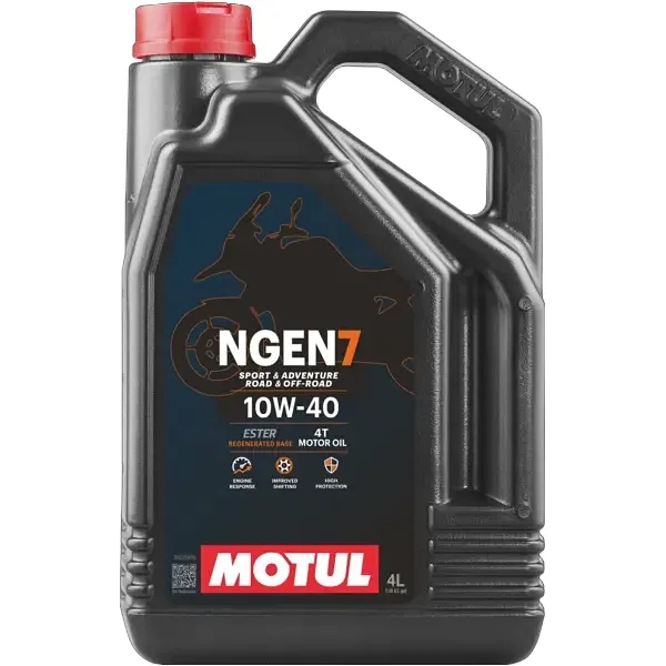 Motul Motoröl NGEN 7 4T Ester-Synthetisch 10W40 - 4 Liter Motul Motoröl NGEN 7 4T Ester-Synthetisch 10W40 - 4 Liter