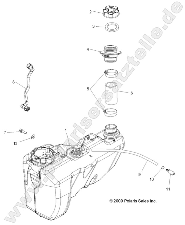BODY, FUEL TANK BODY, FUEL TANK