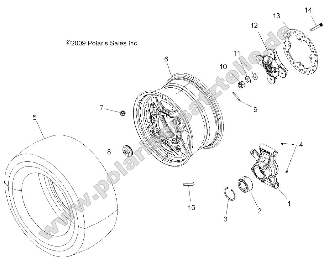 Wheels, Rear and Hub
