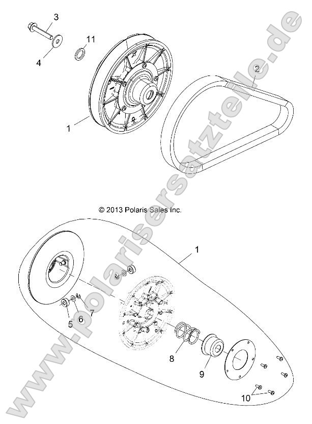 Drive Train, Clutch, Secondary Drive Train, Clutch, Secondary