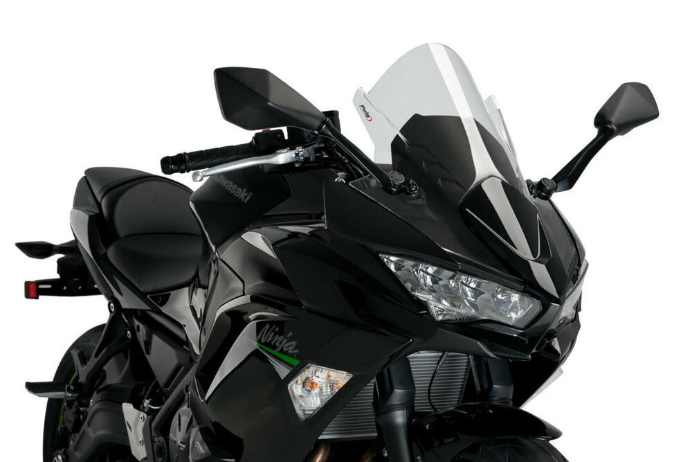 Puig Racing Verkleidungsscheibe transparent - Kawasaki Ninja 650 2020-24 - 3881W