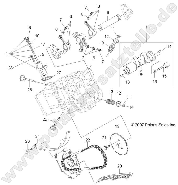 ENGINE, VALVES and CAMSHAFT ENGINE, VALVES and CAMSHAFT