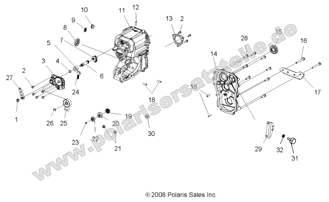 Drive Train, Main Gearcase