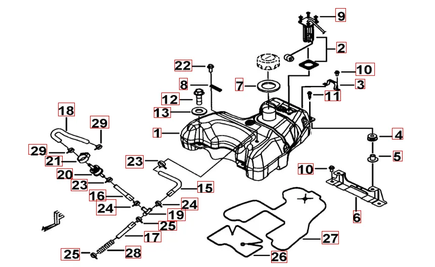 Kraftstofftank Kraftstofftank