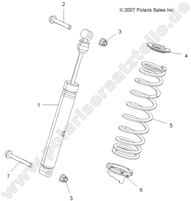 SUSPENSION, SHOCK, REAR