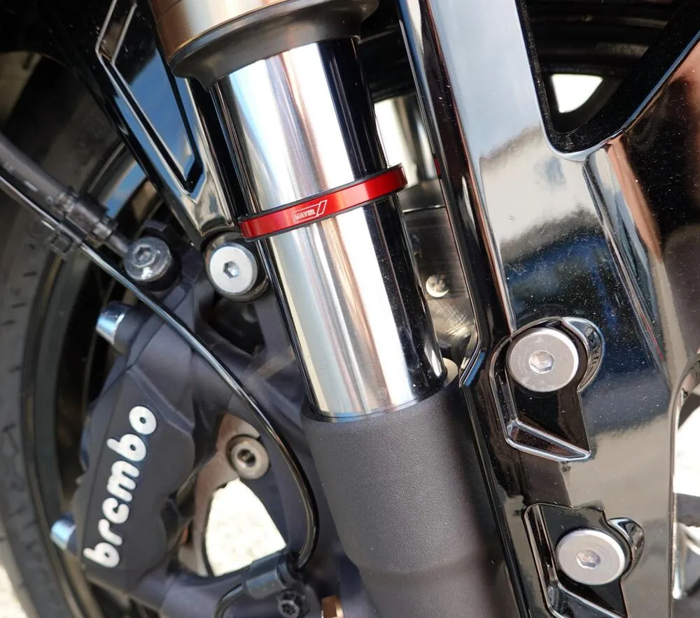 TMP Racing Gabel Federweg Hubindikator Set - 30-33 mm - rot