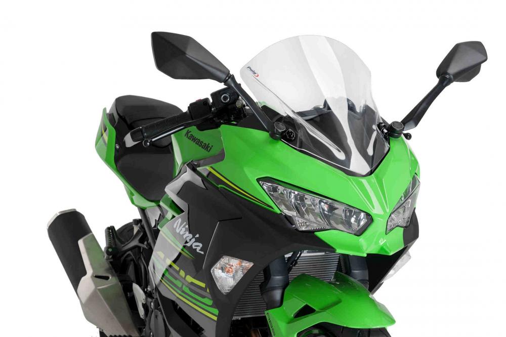 Puig Racing Verkleidungsscheibe Transparent - Kawasaki Ninja 400 2018-21