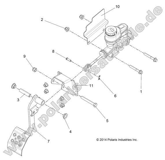 Brakes, Pedal and Master Cylinder Mounting Brakes, Pedal and Master Cylinder Mounting