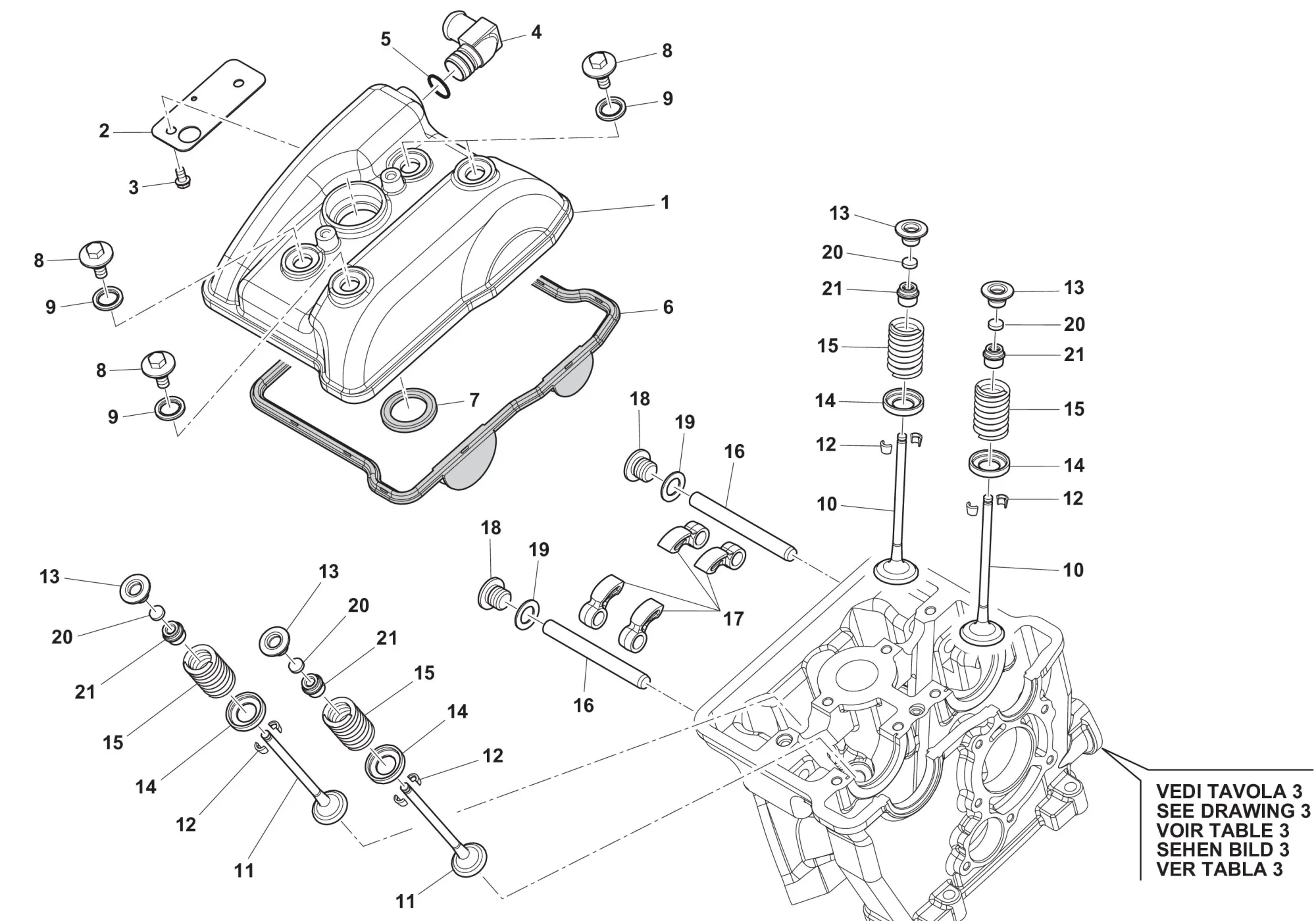 Ventildeckel Ventildeckel