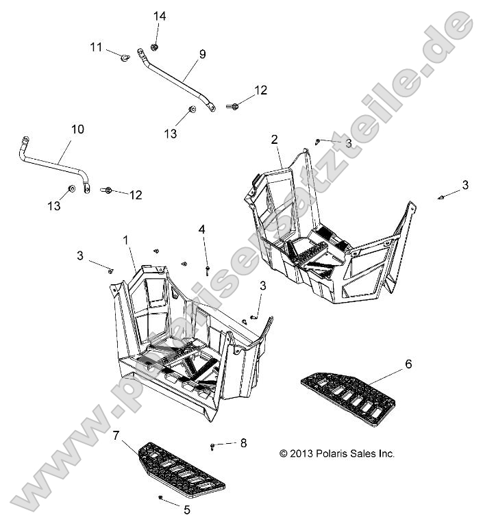 Body, Footwells Body, Footwells