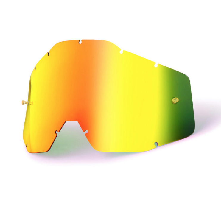 100% Offroad Brille Youth Ersatzglas gold verspiegelt - für Youth Accuri 1 / Youth Strata 1