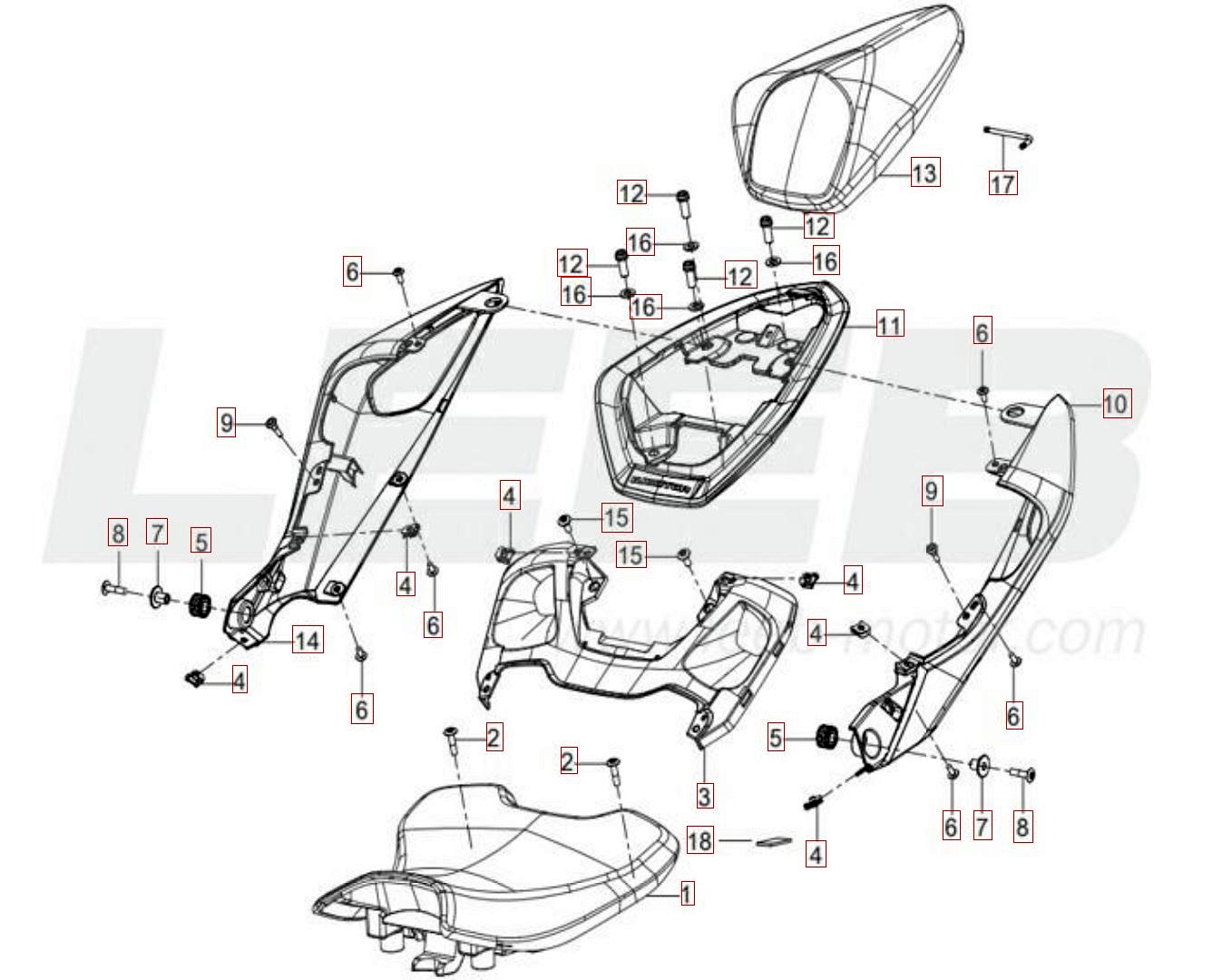 Sitzbank - Verkleidung