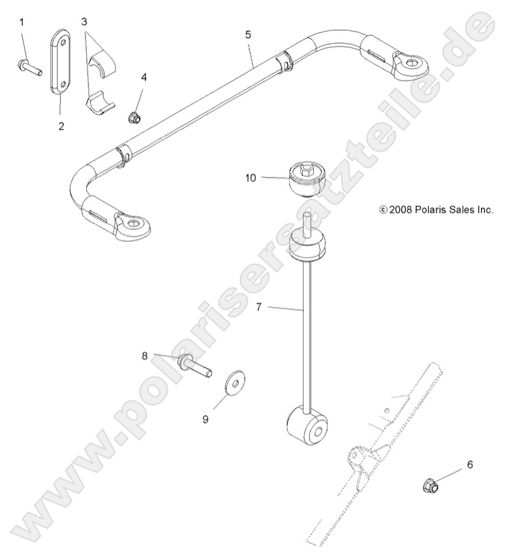 SUSPENSION, STABILIZER BAR SUSPENSION, STABILIZER BAR