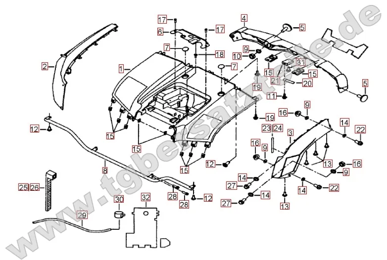 Heckverkleidung Heckverkleidung