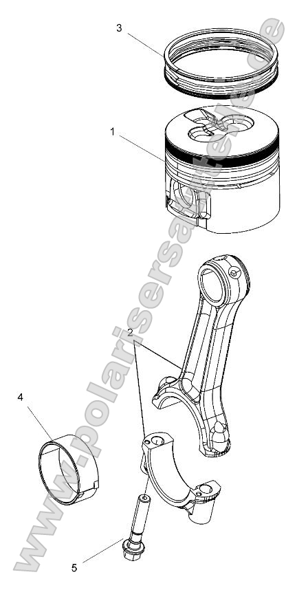 Engine, Connecting Rod and Piston Set Engine, Connecting Rod and Piston Set