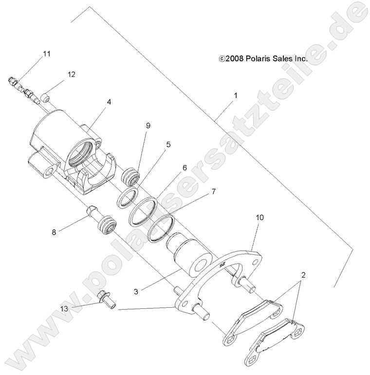 BRAKES, REAR CALIPER BRAKES, REAR CALIPER
