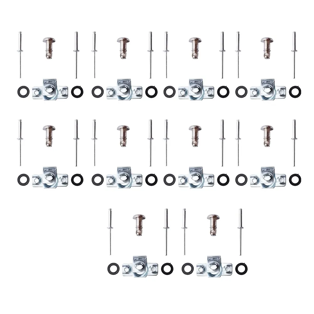 TMP Racing Verkleidung Innensechskant 14 mm Schnellverschluss Set silber zum Nieten - 10 Stück TMP Racing Verkleidung Innensechskant 14 mm Schnellverschluss Set silber zum Nieten - 10 Stück