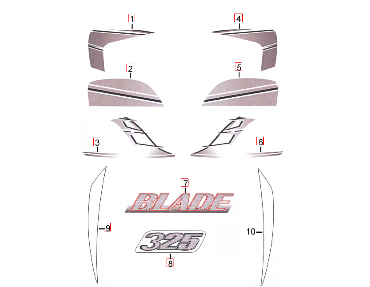 Aufkleber 2 für weißes Fahrzeug Aufkleber 2 für weißes Fahrzeug