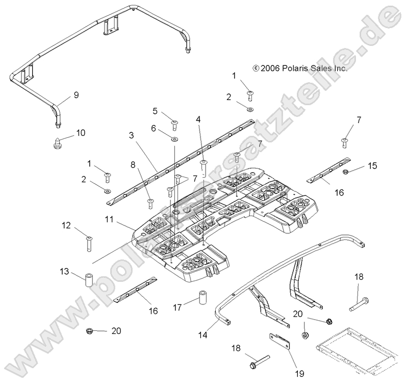 RACK MOUNTING, REAR RACK MOUNTING, REAR